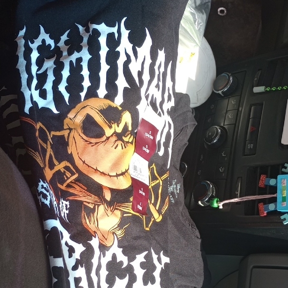 Disney Other - Disney Black The Nightmare Before Christmas Logo Tee